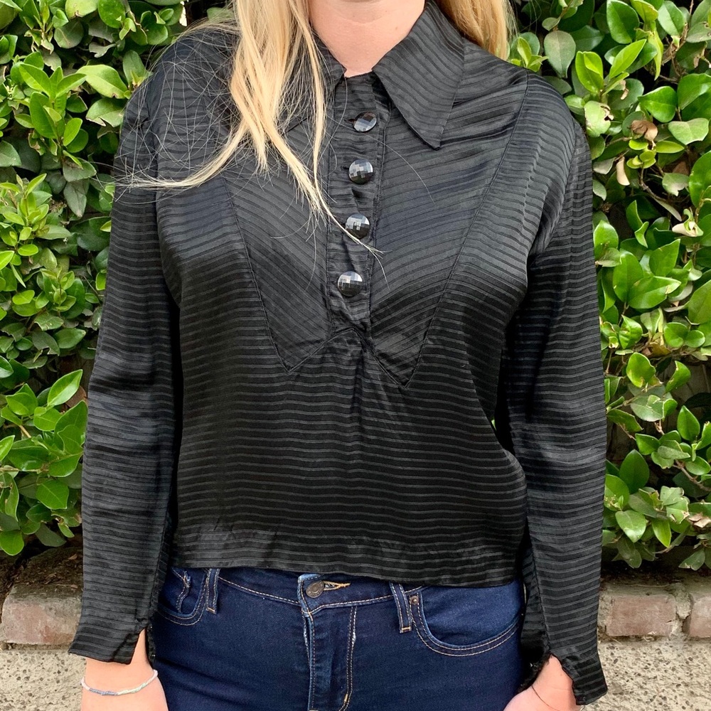 Vintage black blouse